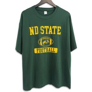 NWT Hanes NDSU Football T-Shirt Mens XL Graphic Tee North Dakota State Bison New